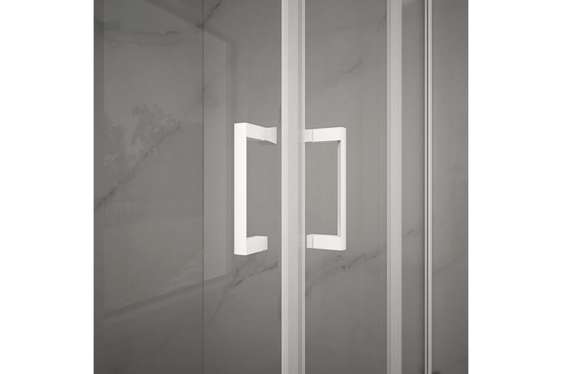 Suihkuseinä Venlla 90x200 cm - Valkoinen - Talo & remontointi - Keittiö & kylpyhuone - Kylpyhuone - Suihkukalusteet - Suihkuseinät