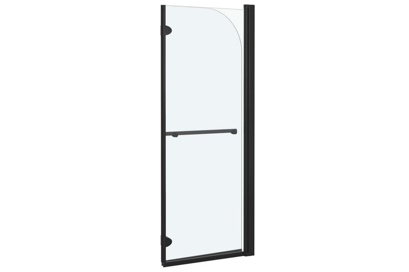 Taittuva suihkukaappi 2 paneelia ESG 95x140 cm musta - Talo & remontointi - Keittiö & kylpyhuone - Kylpyhuone - Suihkukalusteet - Suihkuseinät