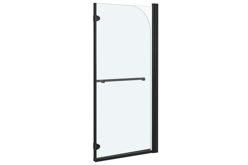 Taittuva suihkukaappi 2 paneelia ESG 120x140 cm musta - Talo & remontointi - Keittiö & kylpyhuone - Kylpyhuone - Suihkukalusteet - Suihkuseinät