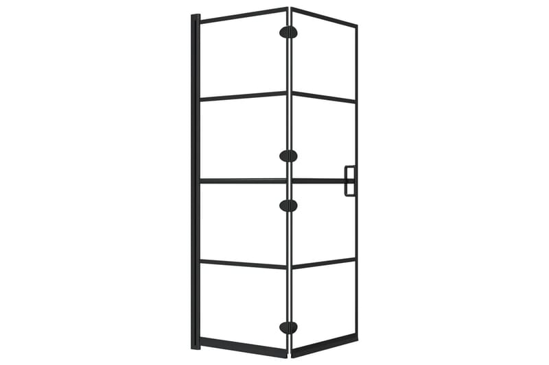 Taittuva suihkuseinä ESG 100x140 cm musta - Talo & remontointi - Keittiö & kylpyhuone - Kylpyhuone - Suihkukalusteet - Suihkuseinät