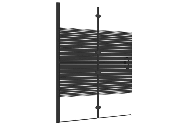 Taittuva suihkuseinä ESG 100x140 cm musta - Talo & remontointi - Keittiö & kylpyhuone - Kylpyhuone - Suihkukalusteet - Suihkuseinät