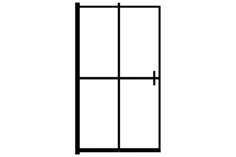 Taittuva suihkuseinä ESG 120x140 cm musta - Suihkuseinät