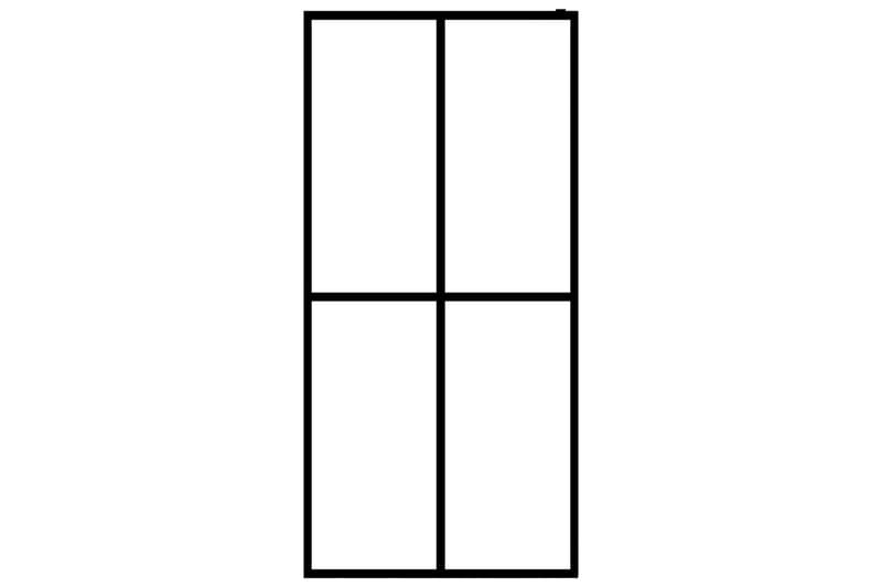 Walk-in suihkun seinäke karkaistu lasi 118x190 cm - Valkoinen - Talo & remontointi - Keittiö & kylpyhuone - Kylpyhuone - Suihkukalusteet - Suihkuseinät