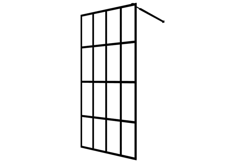 Walk-in suihkun seinäke karkaistu lasi 140x195 cm - Valkoinen - Talo & remontointi - Keittiö & kylpyhuone - Kylpyhuone - Suihkukalusteet - Suihkuseinät