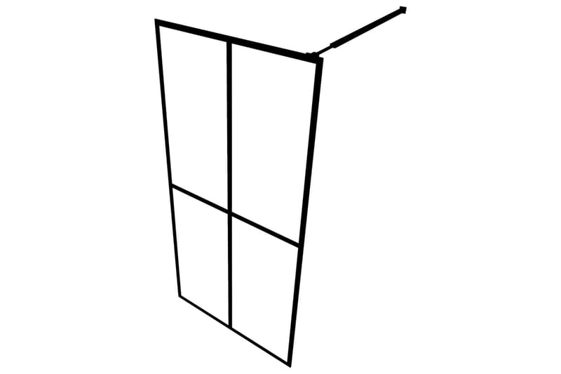 Walk-in suihkun seinäke karkaistu lasi 80x195 cm - Valkoinen - Talo & remontointi - Keittiö & kylpyhuone - Kylpyhuone - Suihkukalusteet - Suihkuseinät