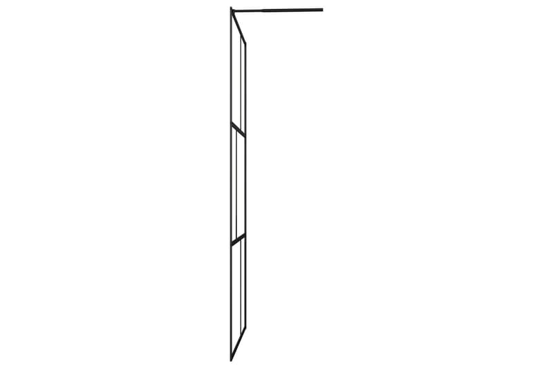 Walk-in suihkuseinä karkaistu lasi musta 115x195 cm - Talo & remontointi - Keittiö & kylpyhuone - Kylpyhuone - Suihkukalusteet - Suihkuseinät