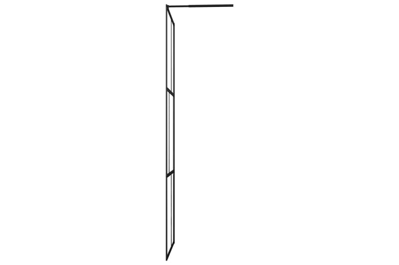 Walk-in suihkuseinä karkaistu lasi musta 80x195 cm - Talo & remontointi - Keittiö & kylpyhuone - Kylpyhuone - Suihkukalusteet - Suihkuseinät