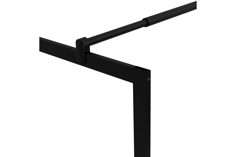 Walk-in suihkuseinä karkaistu lasi musta 80x195 cm - Talo & remontointi - Keittiö & kylpyhuone - Kylpyhuone - Suihkukalusteet - Suihkuseinät