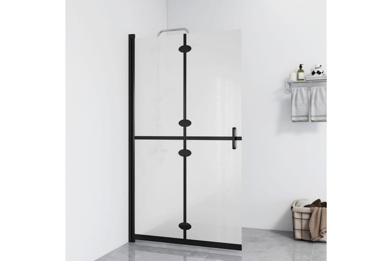 Walk-in suihkuseinä kokoontaittuva ESG-huurrelasi 110x190 cm - Talo & remontointi - Keittiö & kylpyhuone - Kylpyhuone - Suihkukalusteet - Suihkuseinät