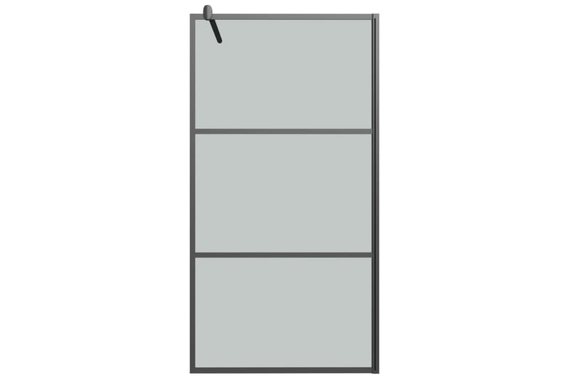 Walk-in suihkuseinäke 100x195 cm tumma ESG-lasi musta - Musta - Talo & remontointi - Keittiö & kylpyhuone - Kylpyhuone - Suihkukalusteet - Suihkuseinät