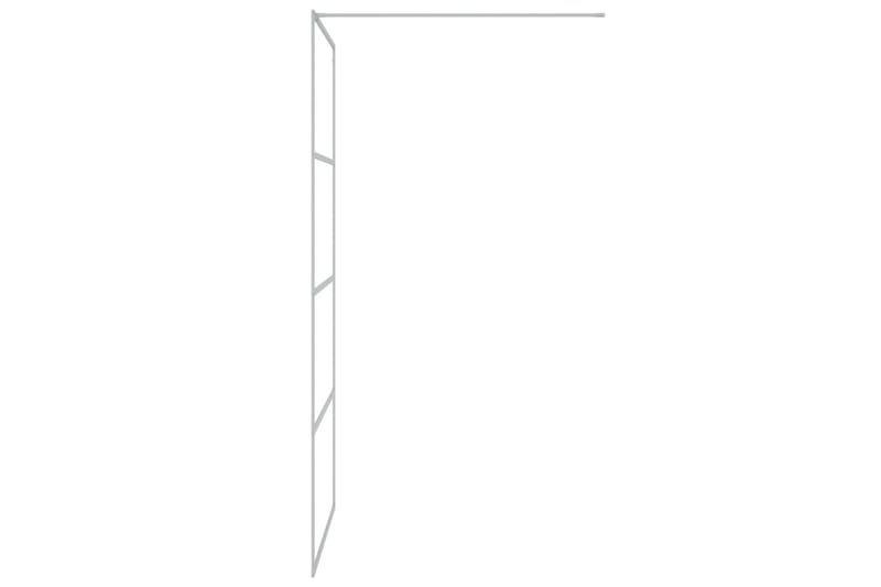 Walk-in suihkuseinäke hopea 100x195 cm kirkas ESG-lasi - Hopea - Talo & remontointi - Keittiö & kylpyhuone - Kylpyhuone - Suihkukalusteet - Suihkuseinät