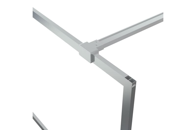 Walk-in suihkuseinäke hopea 100x195 cm kirkas ESG-lasi - Hopea - Talo & remontointi - Keittiö & kylpyhuone - Kylpyhuone - Suihkukalusteet - Suihkuseinät