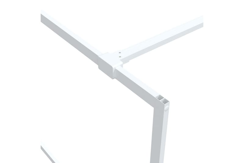 Walk-in suihkuseinäke valkoinen 90x195 cm kirkas ESG-lasi - Valkoinen - Talo & remontointi - Keittiö & kylpyhuone - Kylpyhuone - Suihkukalusteet - Suihkuseinät