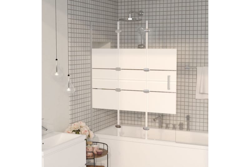 Taittuva suihkuseinä ESG 120x140 cm valkoinen - Talo & remontointi - Keittiö & kylpyhuone - Kylpyhuone - Suihkukalusteet - Suihkuseinät