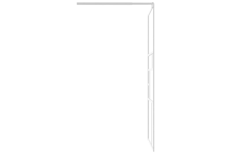 Walk-in suihkuseinä 90x195 cm ESG-lasi valkoinen - Valkoinen - Talo & remontointi - Keittiö & kylpyhuone - Kylpyhuone - Suihkukalusteet - Suihkuseinät