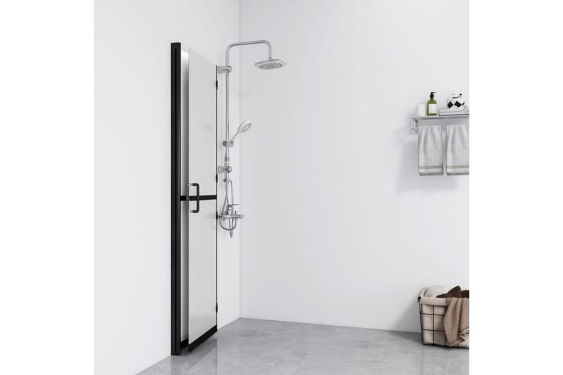 Walk-in suihkuseinä kokoontaittuva ESG-huurrelasi 80x190 cm - Talo & remontointi - Keittiö & kylpyhuone - Kylpyhuone - Suihkukalusteet - Suihkuseinät