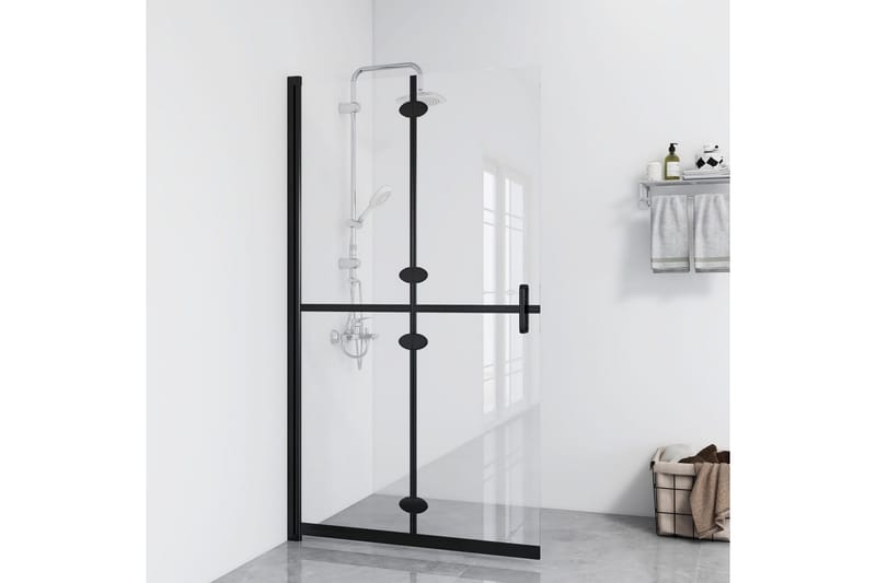 Walk-in suihkuseinä kokoontaittuva kirkas ESG-lasi 80x190 cm - Talo & remontointi - Keittiö & kylpyhuone - Kylpyhuone - Suihkukalusteet - Suihkuseinät