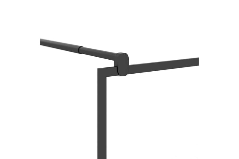 Walk-in suihkuseinäke 90x195 cm ESG-lasi kivikuvioinnilla mu - Musta - Talo & remontointi - Keittiö & kylpyhuone - Kylpyhuone - Suihkukalusteet - Suihkuseinät