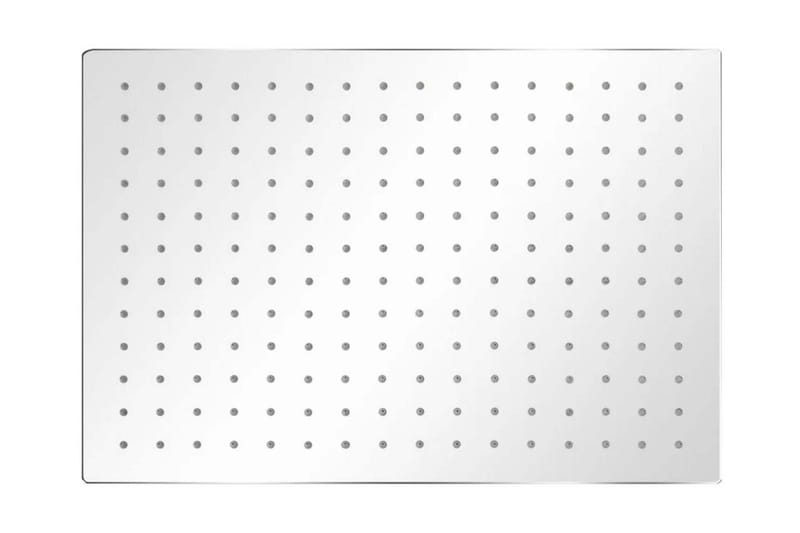 Sadesuihkupää suorakaide ruostumaton teräs 30x40 cm - Sininen - Talo & remontointi - Keittiö & kylpyhuone - Kylpyhuone - Suihkut - Kattosuihkut