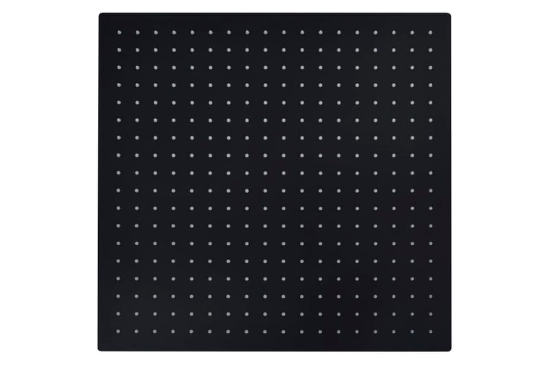 Sade suihkupää ruostumaton teräs 50x50 cm neliö musta - Talo & remontointi - Keittiö & kylpyhuone - Kylpyhuone - Kylpyhuonekalusteet - Kylpyhuoneen vetimet & kylpyhuonehelat