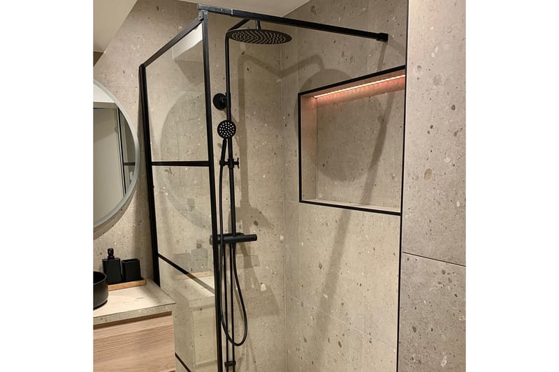 Sadesuihkusetti hanalla | Brusa - Musta - Talo & remontointi - Keittiö & kylpyhuone - Kylpyhuone - Suihkut - Suihkusetit