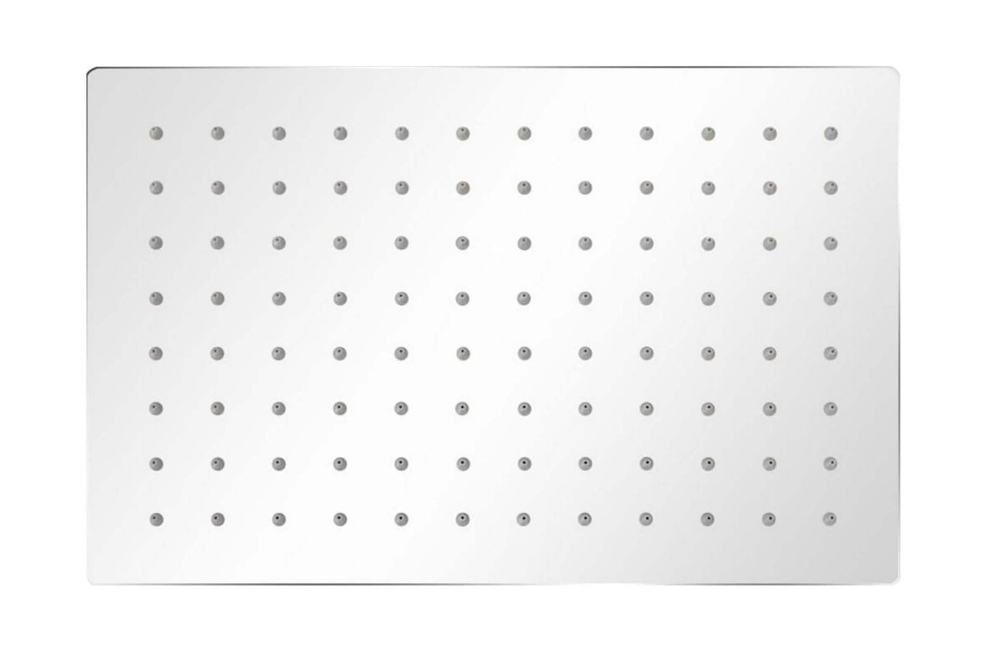 Sadesuihkupää 2 kpl ruostumaton teräs 20x30 cm - Hopea - Talo & remontointi - Keittiö & kylpyhuone - Kylpyhuone - Suihkut - Suihkupää
