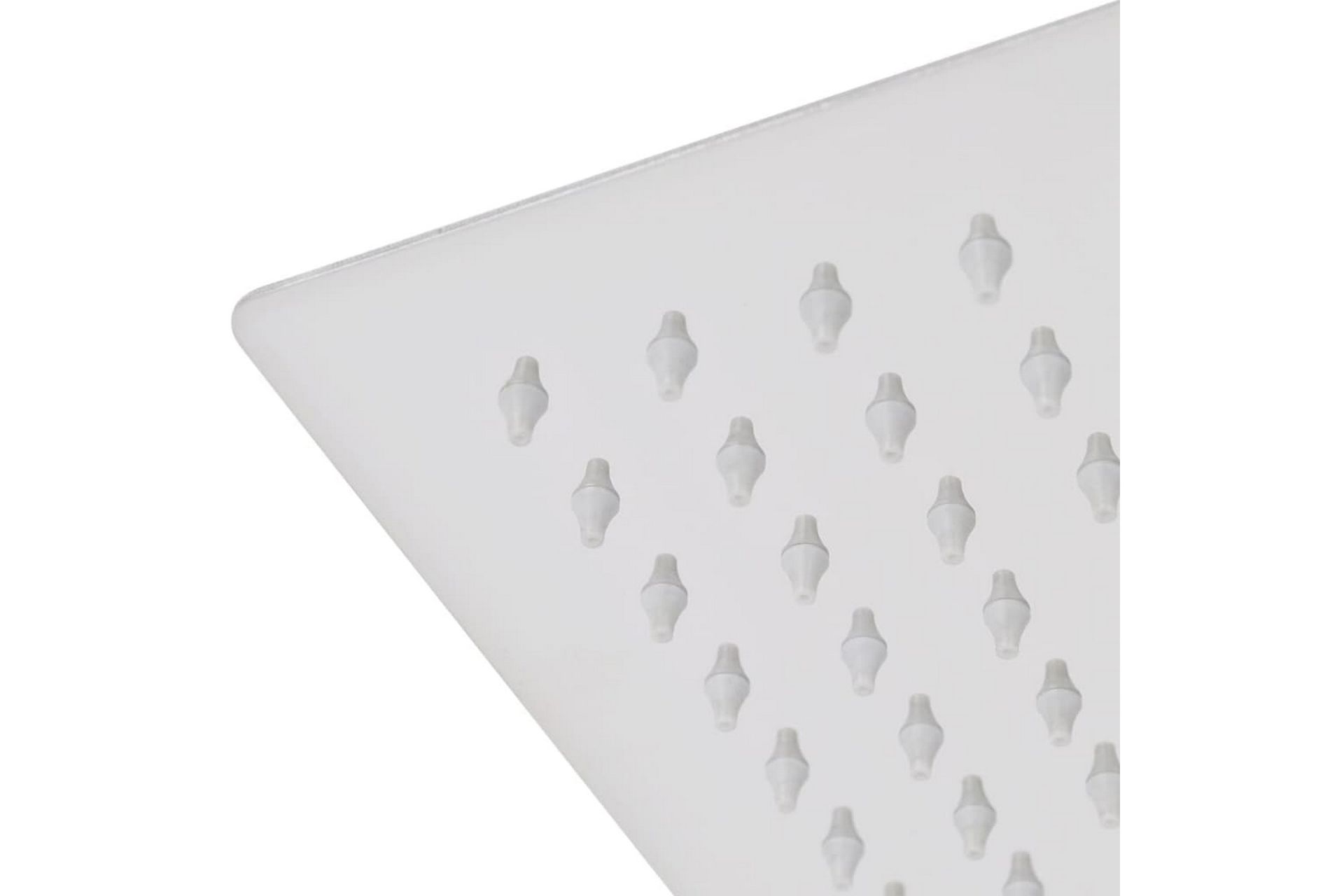 Sadesuihkupää 2 kpl ruostumaton teräs 20x30 cm - Hopea - Talo & remontointi - Keittiö & kylpyhuone - Kylpyhuone - Suihkut - Suihkupää