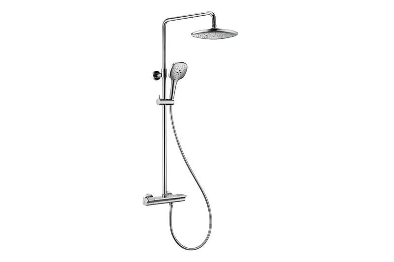 Kattosuihkusetti Bathlife Sjö - Mattamusta - Talo & remontointi - Keittiö & kylpyhuone - Kylpyhuone - Suihkut - Suihkusetit