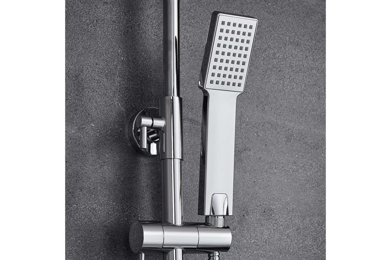 Täydellinen sadesuihkusetti käsisuihkulla | Korkeakiiltoinen ruostumaton teräs - Talo & remontointi - Keittiö & kylpyhuone - Kylpyhuone - Suihkut - Suihkusetit