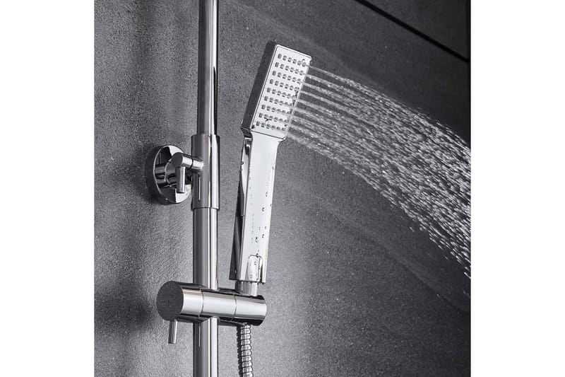Täydellinen sadesuihkusetti käsisuihkulla | Korkeakiiltoinen ruostumaton teräs - Talo & remontointi - Keittiö & kylpyhuone - Kylpyhuone - Suihkut - Suihkusetit