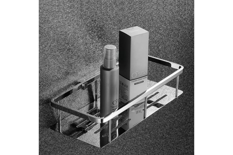Suihkukori Bathlife Stadga 30x13 cm - Mattamusta - Talo & remontointi - Keittiö & kylpyhuone - Kylpyhuone - Suihkutarvikkeet - Suihkuhyllyt & suihkukorit