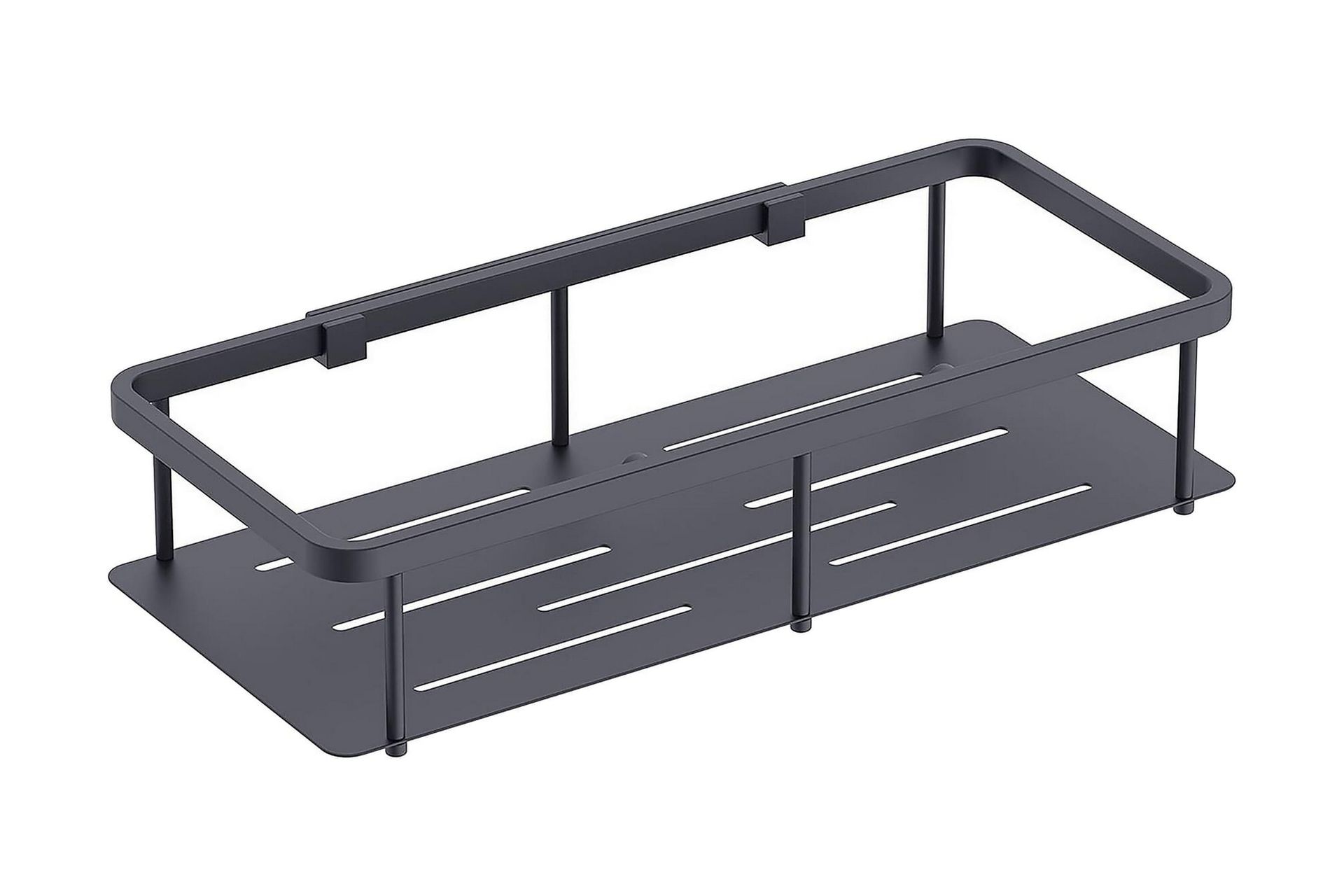 Suihkukori Bathlife Stadga 30x13 cm - Mattamusta - Talo & remontointi - Keittiö & kylpyhuone - Kylpyhuone - Suihkutarvikkeet - Suihkuhyllyt & suihkukorit
