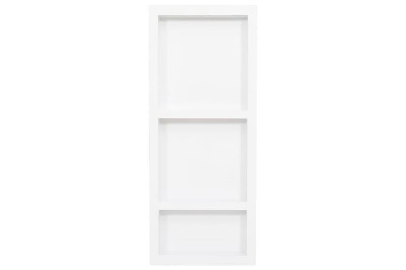 Suihkusyvennys 3 osastolla mattavalkoinen 41x99x9 cm - Valkoinen - Talo & remontointi - Keittiö & kylpyhuone - Kylpyhuone - Suihkutarvikkeet - Suihkuhyllyt & suihkukorit
