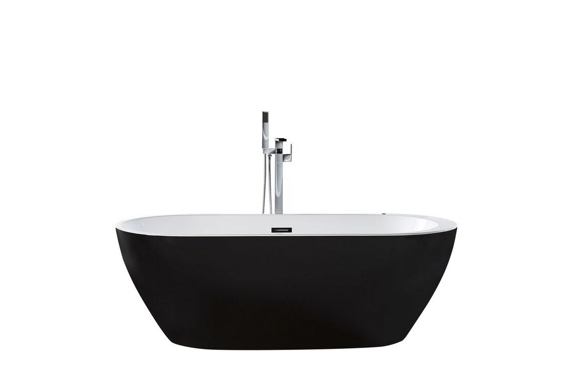 Poreamme Pontoria 170 cm vapaasti seisova - Musta