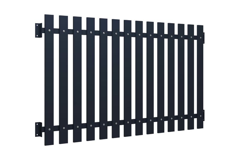 Aitapaneeli antrasiitti 170,5x100 cm jauhemaalattu teräs - Antrasiitti - Talo & remontointi - Näkösuojat & aitaukset - Aita - Aitatolpat