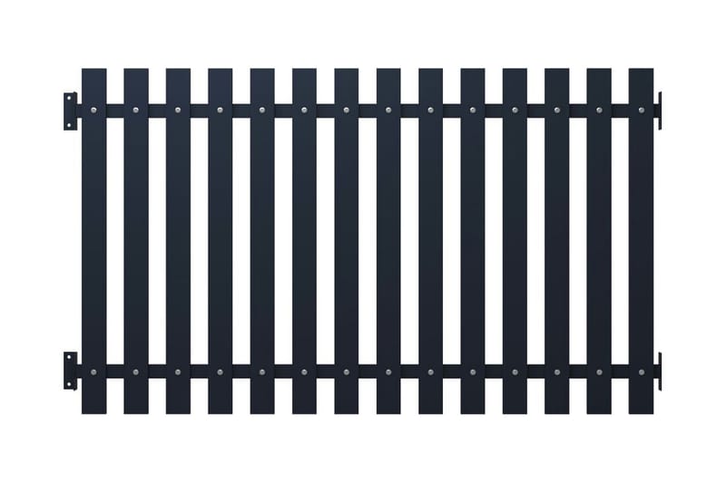 Aitapaneeli antrasiitti 170,5x150 cm jauhemaalattu teräs - Antrasiitti - Talo & remontointi - Näkösuojat & aitaukset - Aita - Aitatolpat