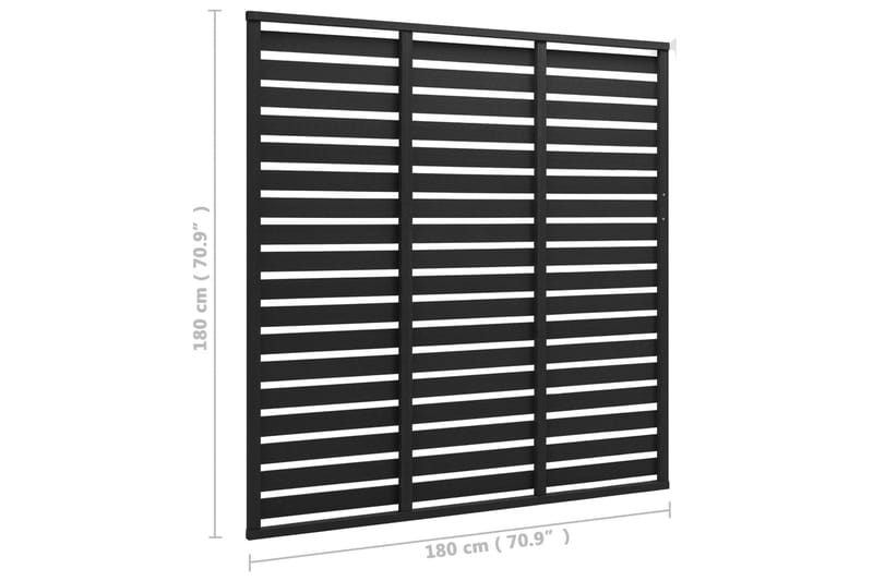 Aitapaneeli WPC 180x180 cm musta - Musta - Talo & remontointi - Näkösuojat & aitaukset - Aita - Aitatolpat