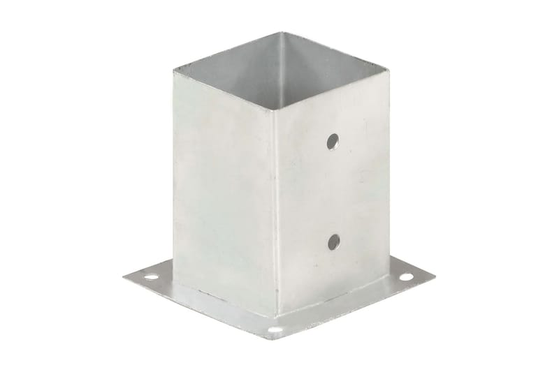 Aitatolpan jalat 4 kpl galvanoitua metallia 101 mm - Hopea - Talo & remontointi - Näkösuojat & aitaukset - Aita - Aitatolpat