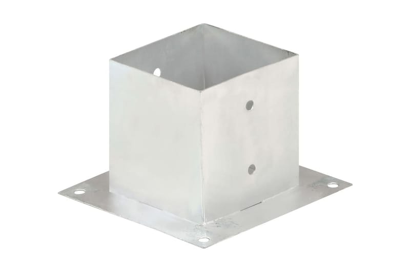 Aitatolpan jalat 4 kpl galvanoitua metallia 141 mm - Hopea - Talo & remontointi - Näkösuojat & aitaukset - Aita - Aitatolpat