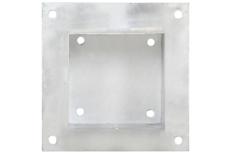 Aitatolpan jalat 4 kpl galvanoitua metallia 141 mm - Hopea - Talo & remontointi - Näkösuojat & aitaukset - Aita - Aitatolpat