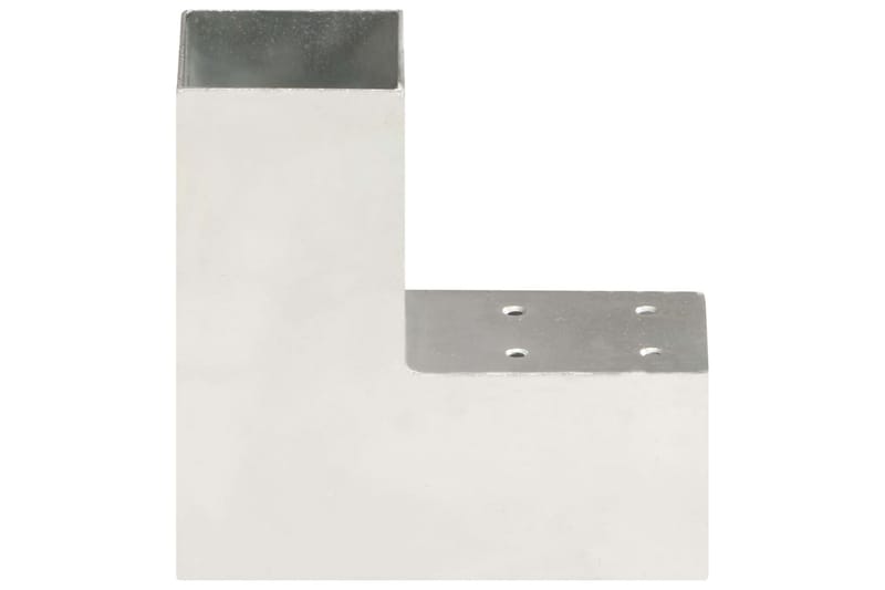 Tolppaliitin L-muoto galvanoitu metalli 71x71 mm - Talo & remontointi - Näkösuojat & aitaukset - Aita - Aitatolpat