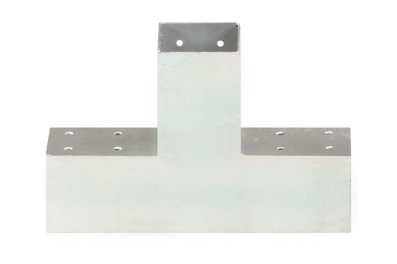 Tolppaliittimet 4 kpl X-muoto galvanoitu metalli 71x71 mm - Talo & remontointi - Näkösuojat & aitaukset - Aita - Aitatolpat