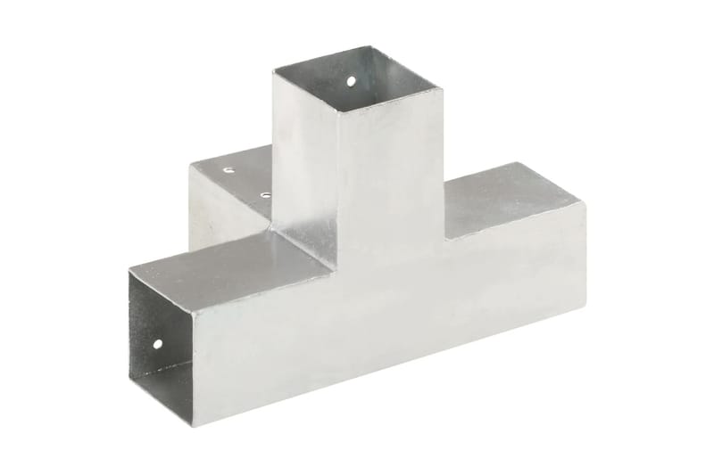 Tolppaliittimet 4 kpl X-muoto galvanoitu metalli 71x71 mm - Talo & remontointi - Näkösuojat & aitaukset - Aita - Aitatolpat