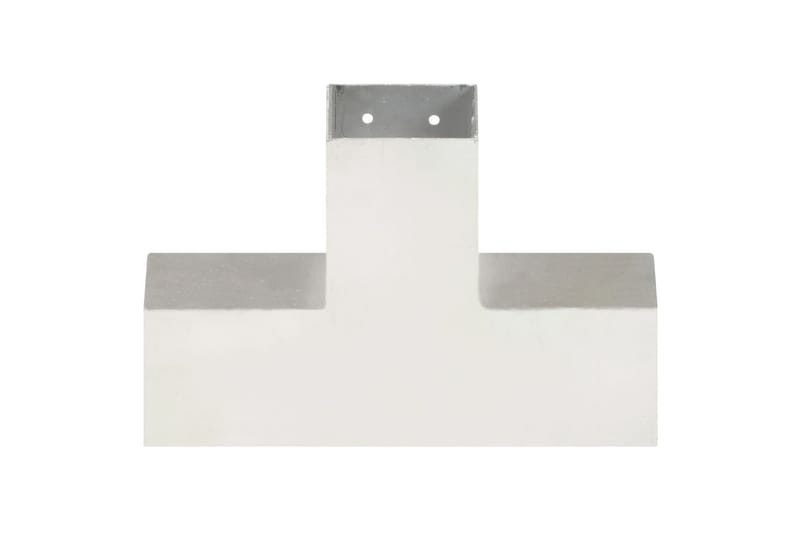 Tolppaliittimet 4 kpl X-muoto galvanoitu metalli 81x81 mm - Talo & remontointi - Näkösuojat & aitaukset - Aita - Aitatolpat