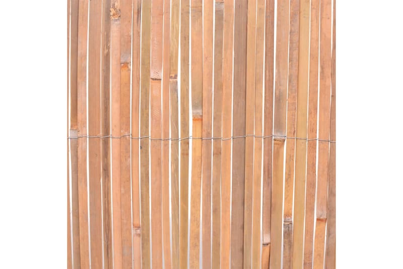 Bambuaidat 2 kpl 100 x 400 cm - Ruskea - Talo & remontointi - Näkösuojat & aitaukset - Aita - Puuaita