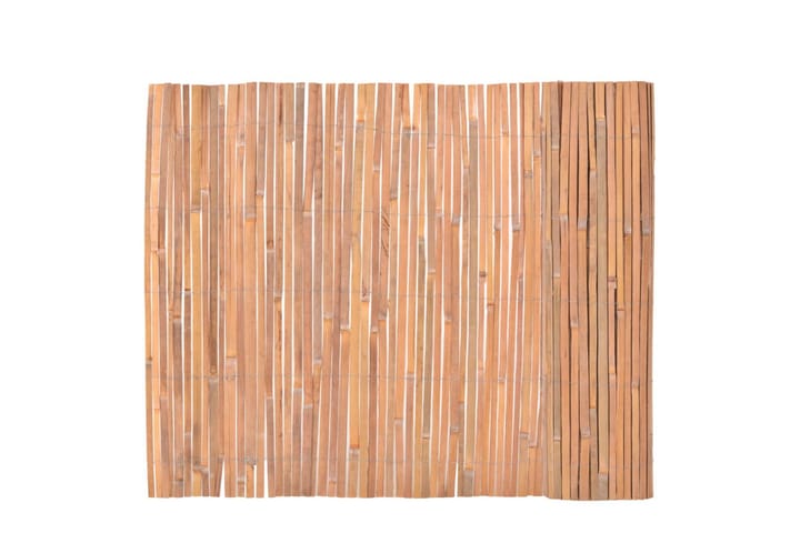 Bambuaidat 2 kpl 100 x 400 cm - Ruskea - Puuaita
