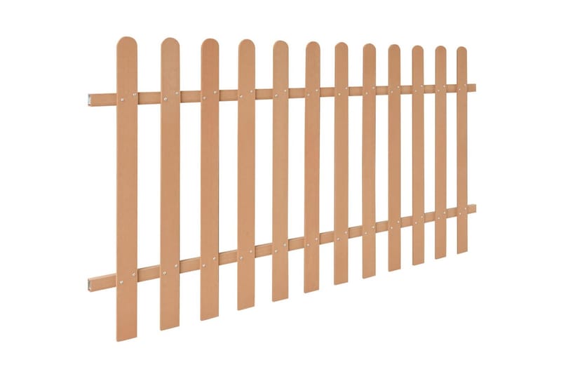 Puuaita WPC 200x100 cm - Ruskea - Talo & remontointi - Näkösuojat & aitaukset - Aita - Muoviaita