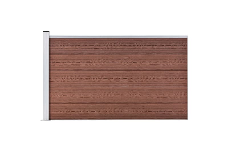 Puutarha-aita WPC 180x105 cm ruskea - Ruskea - Talo & remontointi - Näkösuojat & aitaukset - Aita - Muoviaita