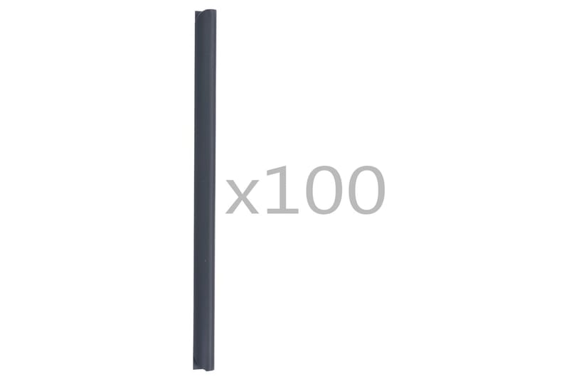 100 kpl aidan kiinnikkeet PVC antrasiitti - Antrasiitti - Talo & remontointi - Näkösuojat & aitaukset - Aita - Muut aitatuotteet