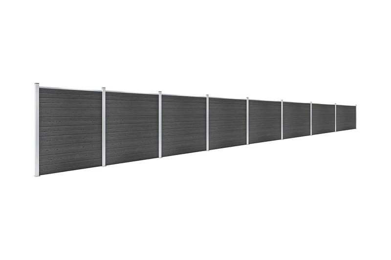 Aitapaneelisarja WPC 1391x186 cm musta - Musta - Talo & remontointi - Näkösuojat & aitaukset - Aita - Muut aitatuotteet